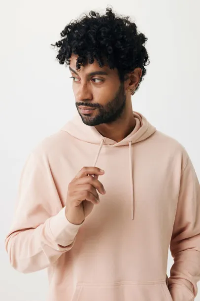  Iqoniq Rila unisex lagani hoodie od recikliranog pamuka, 280 g/m² - iqoniq peach nectar