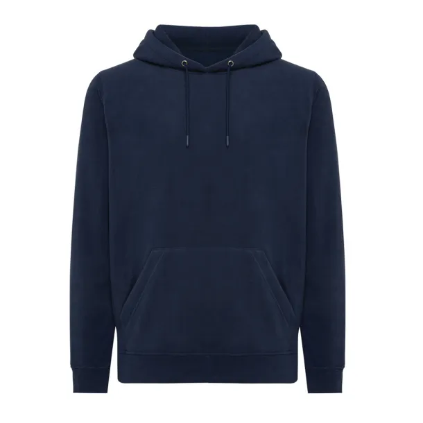  Iqoniq Trivor unisex mikroflis hoodie od recikliranog poliestera, 240 g/m² - iqoniq navy