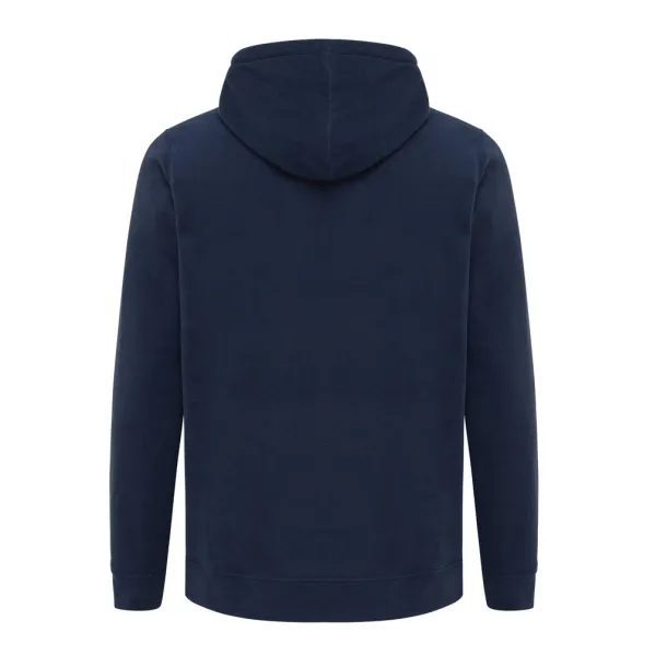  Iqoniq Trivor unisex mikroflis hoodie od recikliranog poliestera - iqoniq navy