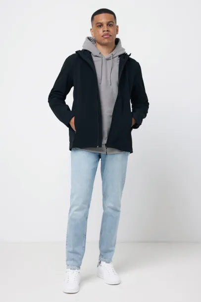  Iqoniq Trivor unisex mikroflis hoodie od recikliranog poliestera, 240 g/m² - iqoniq storm grey