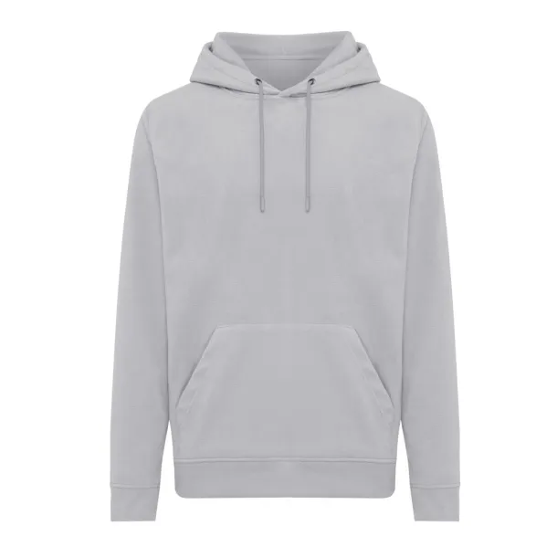  Iqoniq Trivor unisex mikroflis hoodie od recikliranog poliestera - iqoniq storm grey