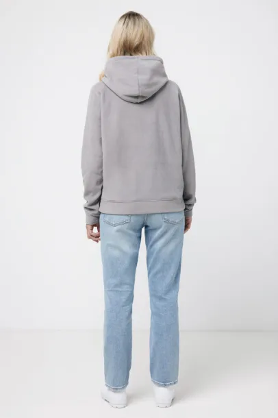  Iqoniq Trivor recycled polyester microfleece hoodie, storm grey - iqoniq storm grey