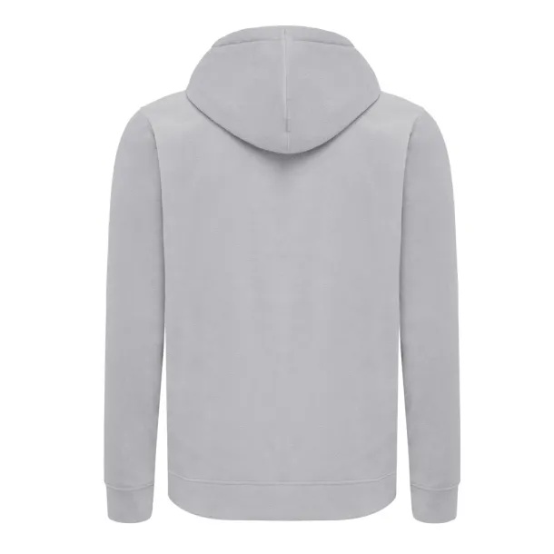  Iqoniq Trivor unisex mikroflis hoodie od recikliranog poliestera - iqoniq storm grey
