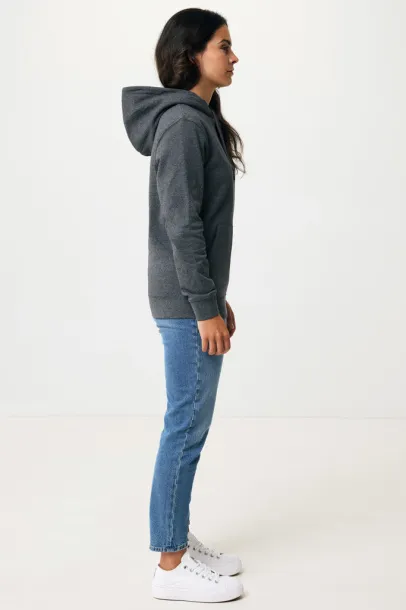  Iqoniq Torres recycled cotton hoodie undyed, natural raw - iqoniq heather anthracite