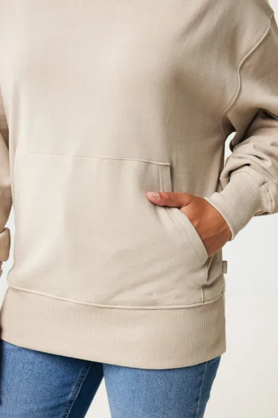  Iqoniq Yoho recycled cotton relaxed hoodie - iqoniq desert