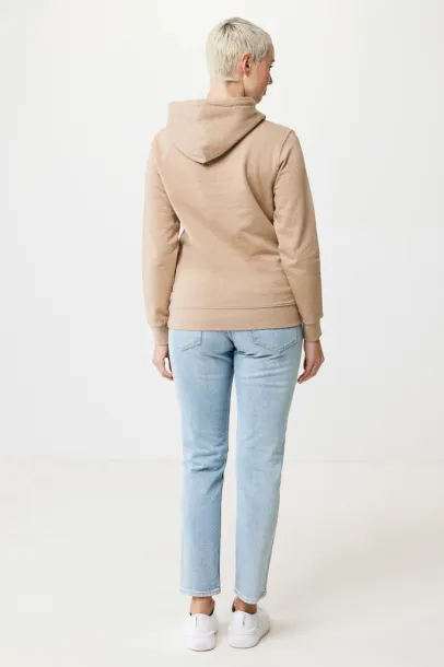  Iqoniq Torres unisex neobojeni hoodie od recikliranog pamuka, 340 g/m² - iqoniq heather brown
