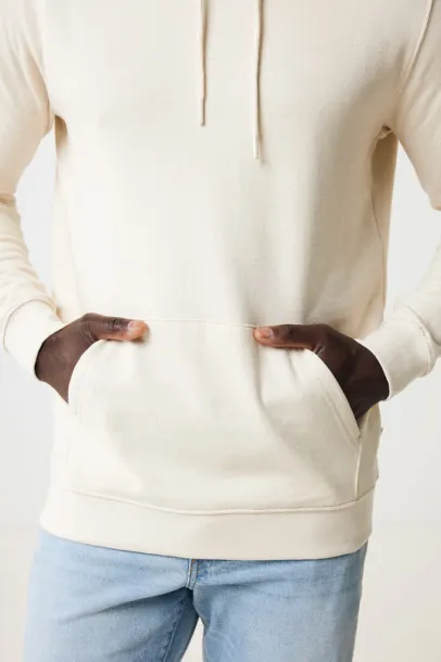  Iqoniq Torres unisex neobojeni hoodie od recikliranog pamuka, 340 g/m² - iqoniq natural raw