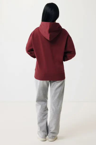  Iqoniq Yoho unisex hoodie od recikliranog pamuka - iqoniq burgundy