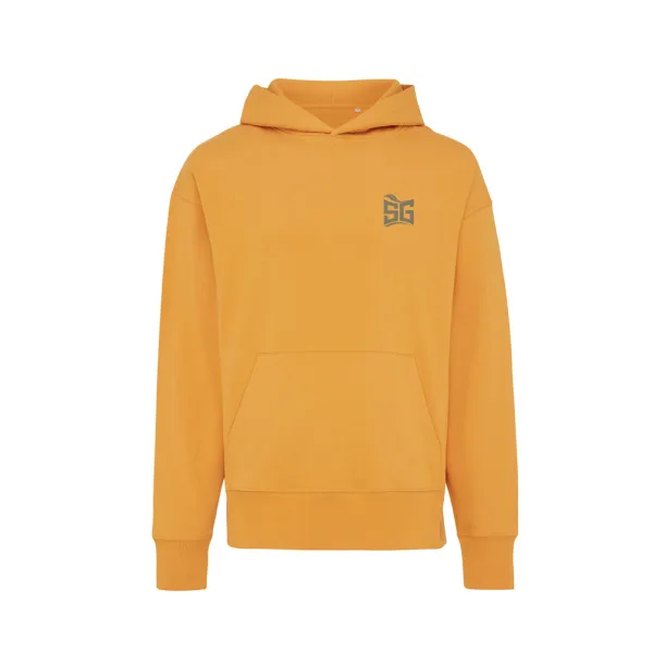  Iqoniq Yoho unisex hoodie od recikliranog pamuka, 340 g/m² - iqoniq sundial orange