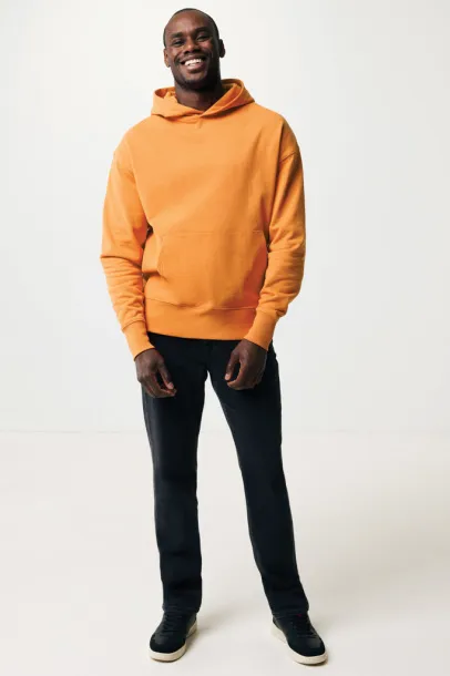  Iqoniq Yoho unisex hoodie od recikliranog pamuka, 340 g/m² - iqoniq sundial orange