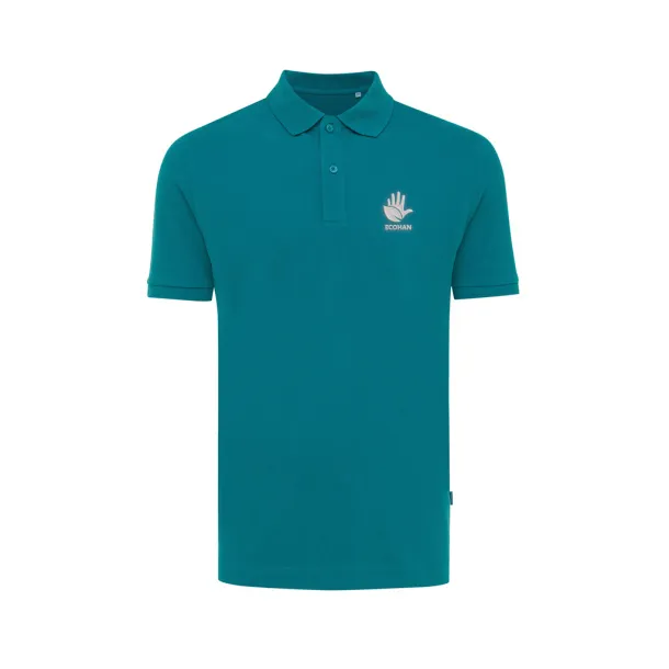  Iqoniq Yosemite unisex polo kratka majica od recikliranog pique pamuka - iqoniq 45533C 