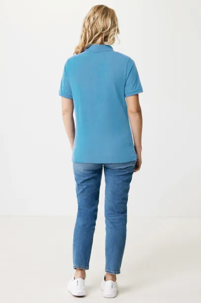  Iqoniq Yosemite unisex polo kratka majica od recikliranog pique pamuka, 220 g/m² - iqoniq tranquil blue