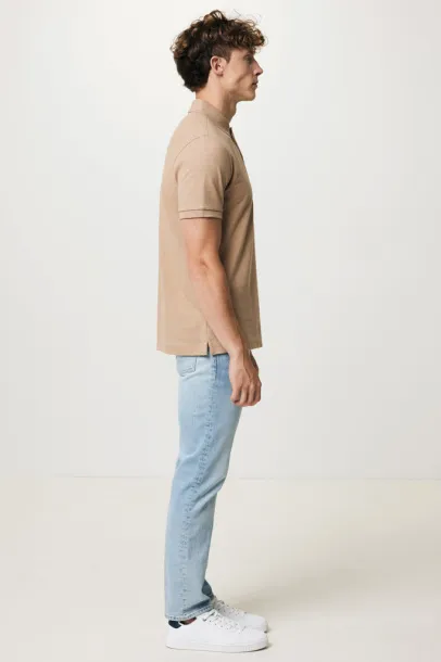  Iqoniq Yosemite recycled cotton pique polo - iqoniq brown 