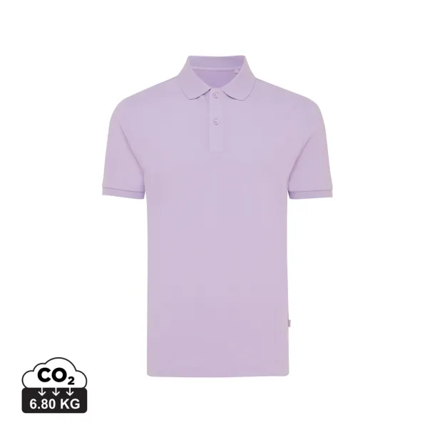  Iqoniq Yosemite unisex polo kratka majica od recikliranog pique pamuka, 220 g/m² - iqoniq Lavanda