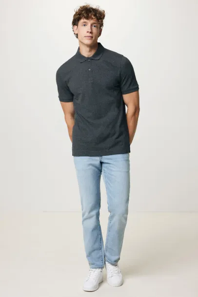  Iqoniq Yosemite recycled cotton pique polo - iqoniq anthracite 