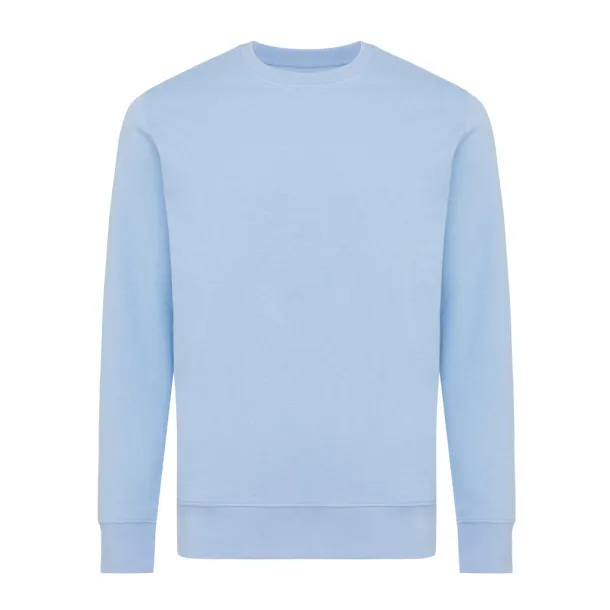  Iqoniq Etosha lightweight recycled cotton crew neck - iqoniq sky blue