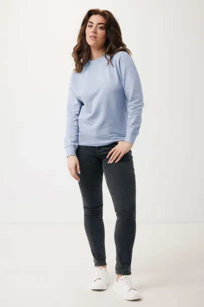  Iqoniq Etosha lightweight recycled cotton crew neck - iqoniq sky blue