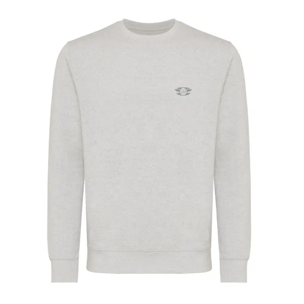  Iqoniq Etosha lightweight recycled cotton crew neck - iqoniq light heather grey