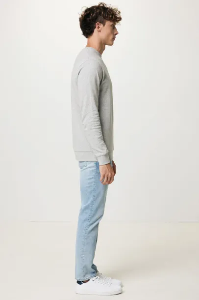  Iqoniq Etosha lightweight recycled cotton crew neck - iqoniq light heather grey