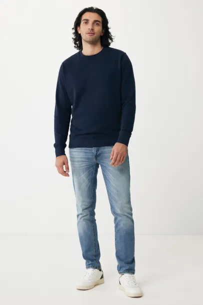 Iqoniq Etosha lightweight recycled cotton crew neck - iqoniq navy