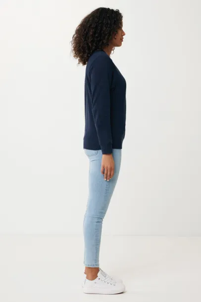  Iqoniq Etosha lagani pulover od recikliranog pamuka, 280 g/m² - iqoniq navy
