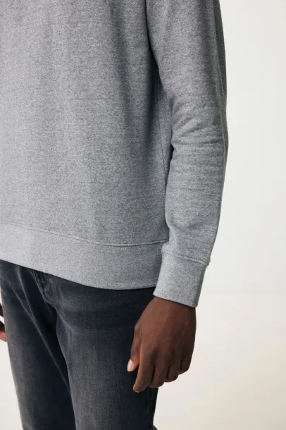  Iqoniq Etosha lagani pulover od recikliranog pamuka, 280 g/m² - iqoniq light heather anthracite