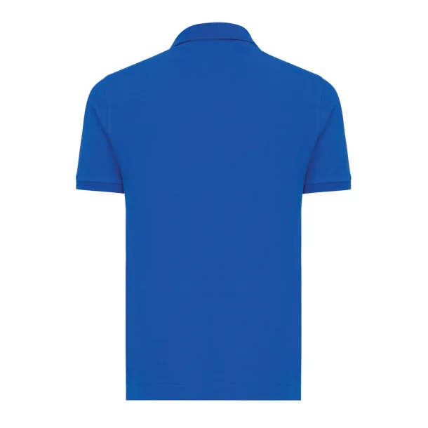  Iqoniq Yosemite unisex polo kratka majica od recikliranog pique pamuka - iqoniq blue 