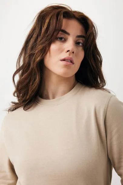  Iqoniq Etosha lightweight recycled cotton crew neck - iqoniq desert