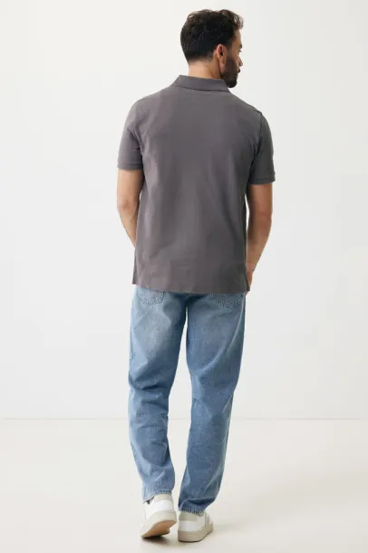  Iqoniq Yosemite recycled cotton pique polo - iqoniq grey 