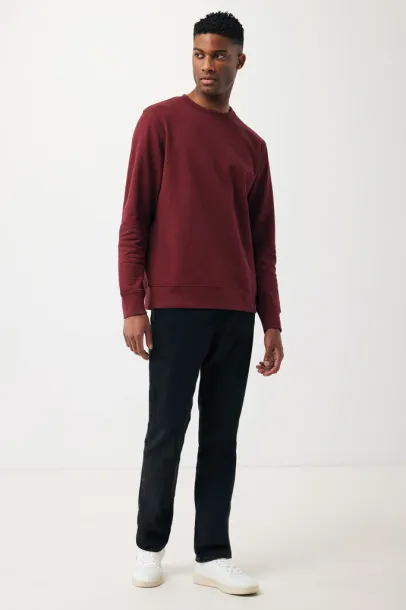  Iqoniq Etosha lightweight recycled cotton crew neck - iqoniq burgundy