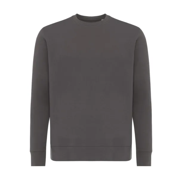  Iqoniq Etosha lightweight recycled cotton crew neck - iqoniq anthracite