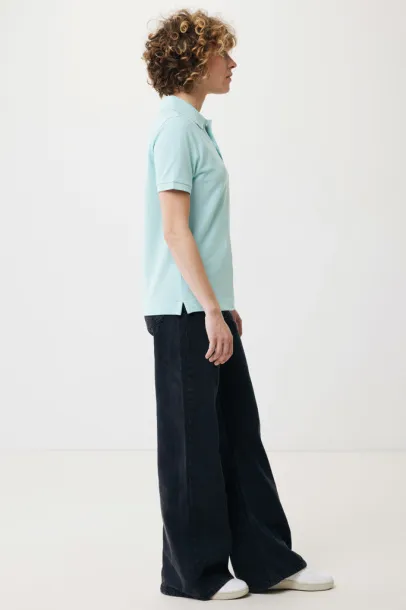  Iqoniq Yosemite unisex polo kratka majica od recikliranog pique pamuka - iqoniq crushed mint 