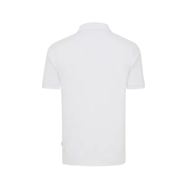  Iqoniq Yosemite unisex polo kratka majica od recikliranog pique pamuka, 220 g/m² - iqoniq recycled white