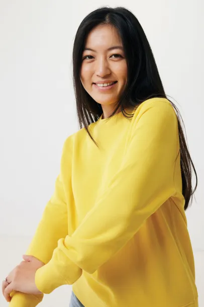  Iqoniq Etosha lightweight recycled cotton crew neck - iqoniq Žuta