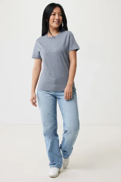 Iqoniq Brett recycled cotton t-shirt - iqoniq light heather navy 