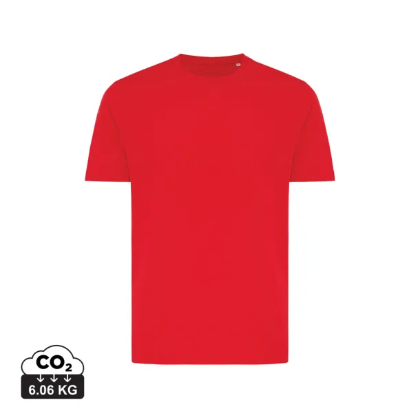 Iqoniq Brett unisex kratka majica od recikliranog pamuka - iqoniq Red 