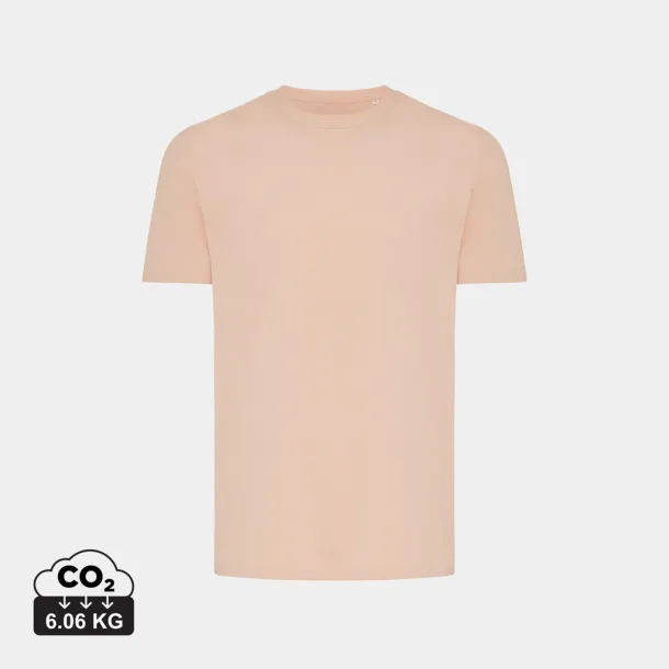 Iqoniq Brett unisex kratka majica od recikliranog pamuka - iqoniq peach nectar 