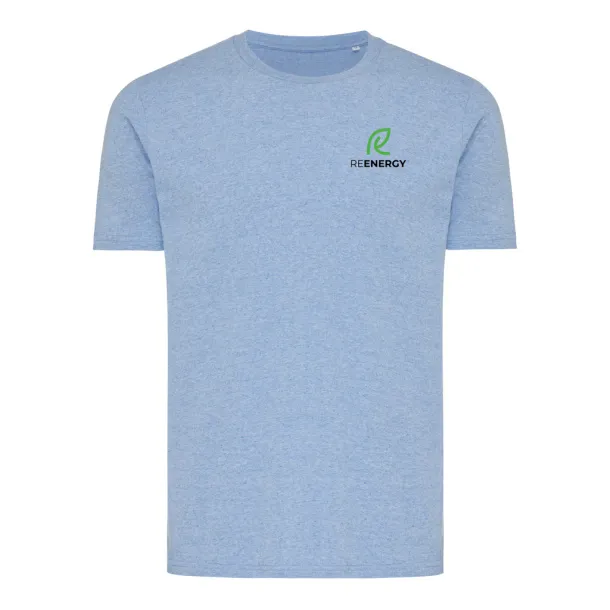 Iqoniq Brett recycled cotton t-shirt - iqoniq light heather blue 