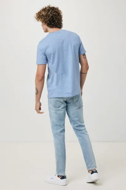 Iqoniq Brett recycled cotton t-shirt - iqoniq light heather blue 