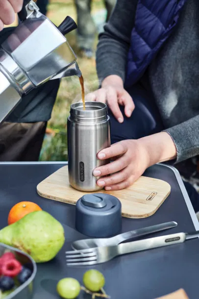 Black+Blum Insulated Leakproof Travel Cup Stainless Steel - Black + Blum Grey 