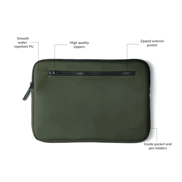  VINGA Baltimore laptop case 12-14" - Vinga Zelena
