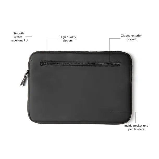  VINGA Baltimore laptop case 12-14" - Vinga Crna