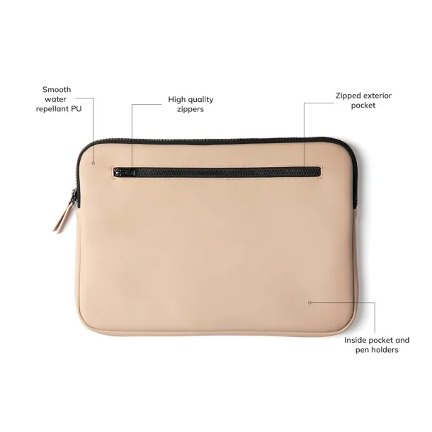  VINGA Baltimore laptop case 12-14" - Vinga grey 