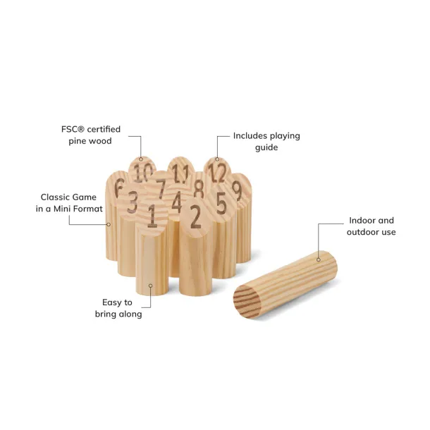 VINGA Muge mini igra s brojevima - Vinga brown 