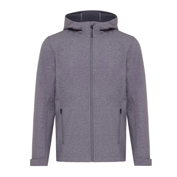  Iqoniq Makalu muška softshell jakna od recikliranog poliestera - iqoniq vulcano heather grey