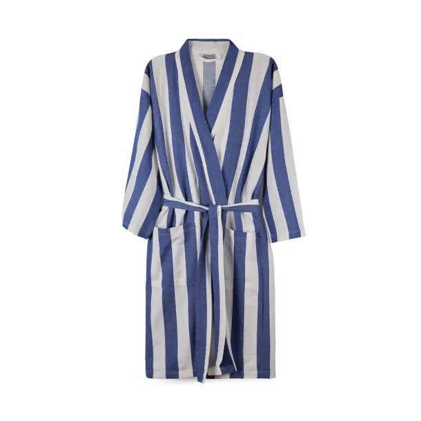 VINGA Ornos GRS hamam ogrtač L/XL - Vinga blue, white Bijela