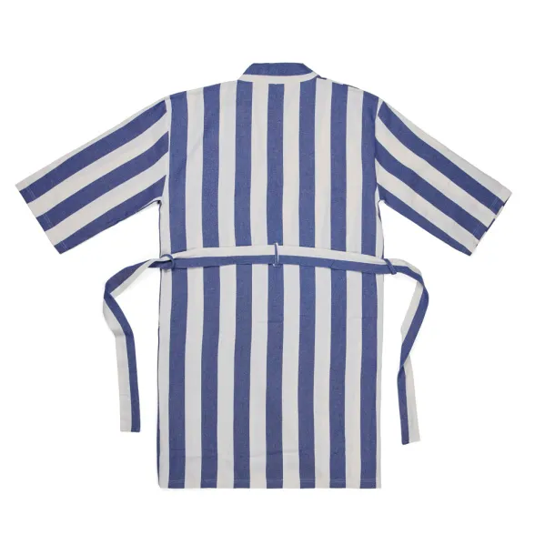 VINGA Ornos GRS hamam ogrtač L/XL - Vinga blue, white Bijela