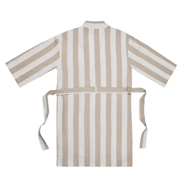VINGA Ornos GRS hamam ogrtač L/XL - Vinga beige, white Bijela