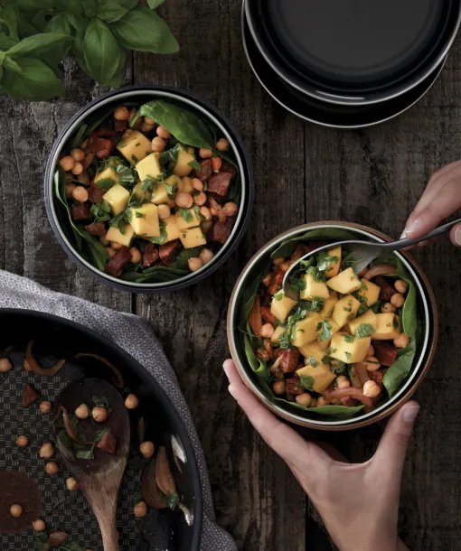 Black+Blum Glass Lunch Bowl 750ml - Black + Blum brown 