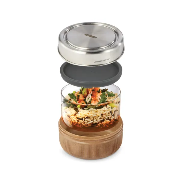 Black+Blum staklena posuda za hranu, 750 ml - Black + Blum brown 